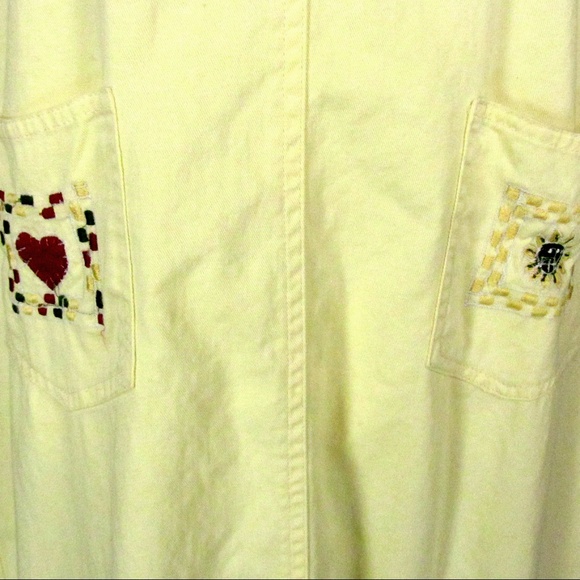 Agapo Petite Collection Dress Size P/M Yellow - Picture 3 of 6